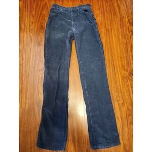 rustler 30x34 corduroy pants navy blue